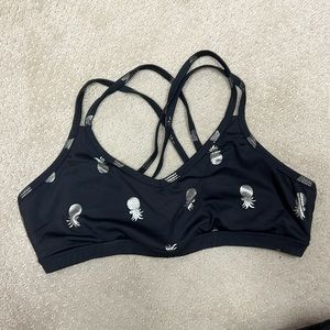 Beyond yoga pineapple sports bra